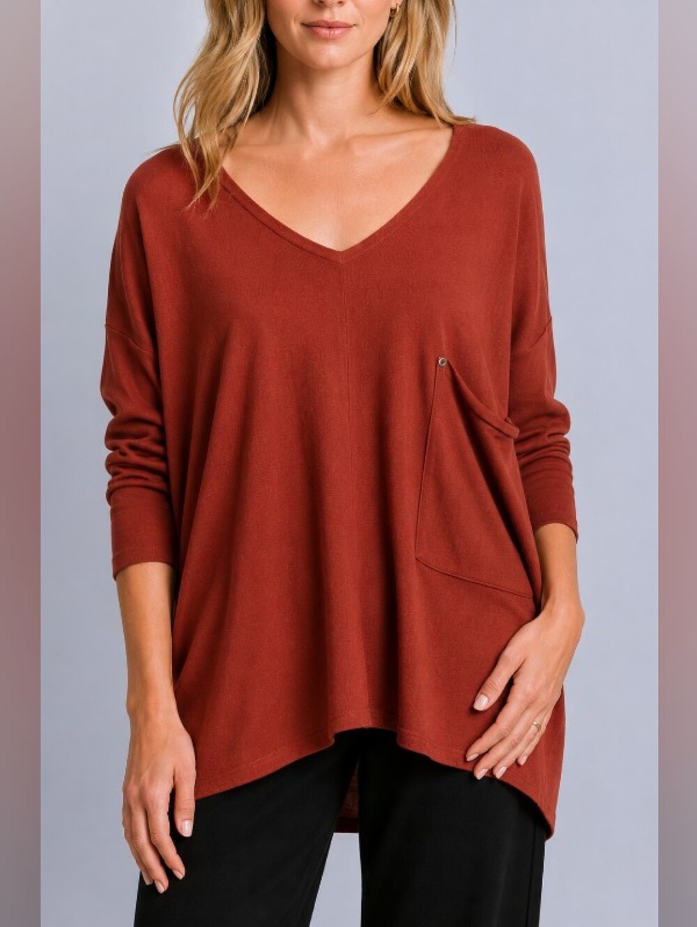 Kerisma Wool Blend Oversized Pocket Sweater Medium / Large